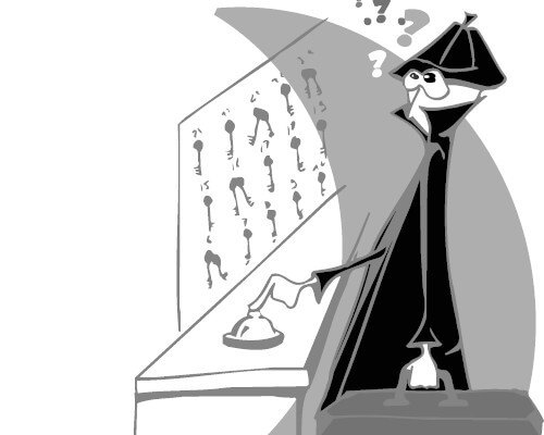 client mystere à l'hôtel